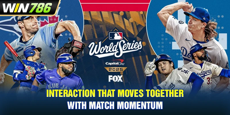 Interaction that moves together with match momentum