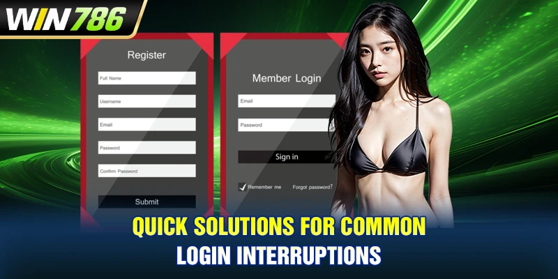 Quick solutions for common login interruptions